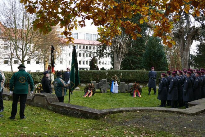 Kranzniederlegung am Ehrenmal in Fritzlar, Volkstrauertag 2016